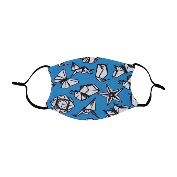 Pack of 3 Adjustable Polyester Graphic Face Mask M - Picture 2 of 3